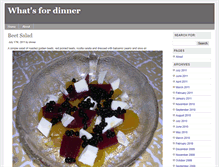 Tablet Screenshot of dinner.agwego.com